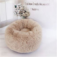 Load image into Gallery viewer, Plush Round Pet Bed for Small Pets
