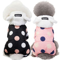 Charger l'image dans la visionneuse de la galerie, Warm big polka dot four-leg cotton coat
