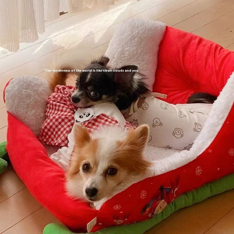 Christmas Sleigh Bed