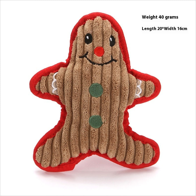 Pet Toy Christmas Suit Tear-resistant Plush