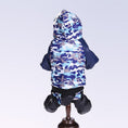 Charger l'image dans la visionneuse de la galerie, Pet Clothes Autumn Winter Camouflage Hooded Pet Clothing
