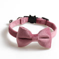 Load image into Gallery viewer, Velvet Pet Collars Bowknot Dog Collars
