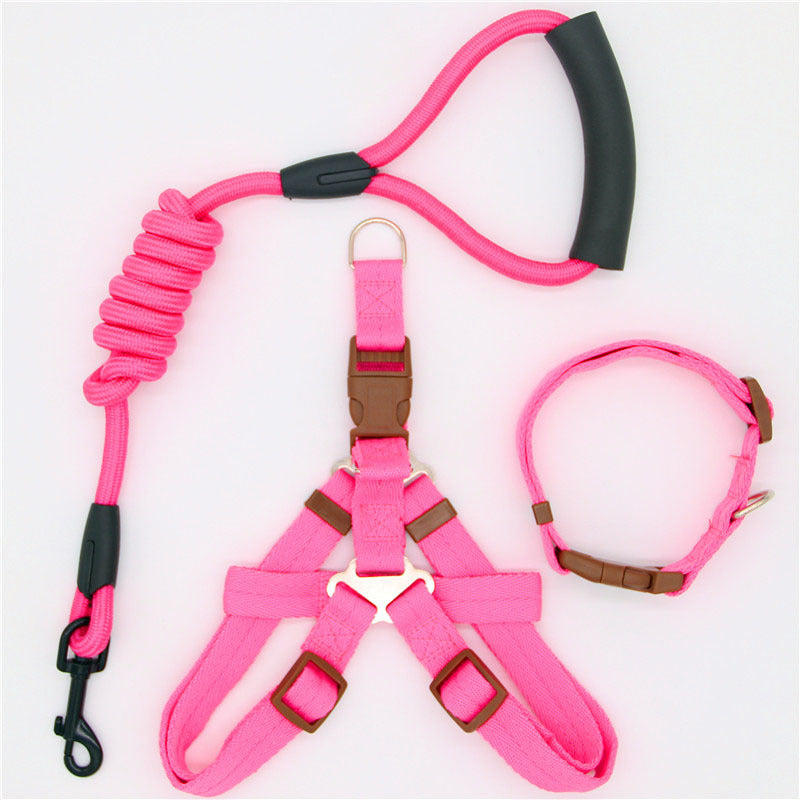 Shock-Absorbing Dog Harness & Leash Set