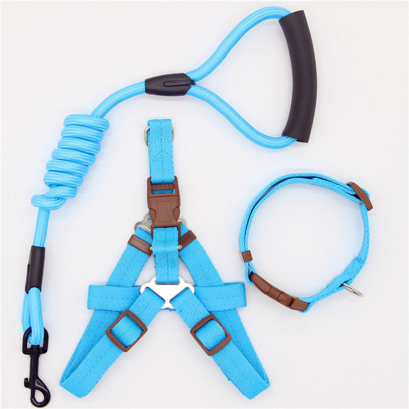 Shock-Absorbing Dog Harness & Leash Set