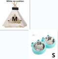 Load image into Gallery viewer, Medium white canvas pet teepee without cushion, size M
