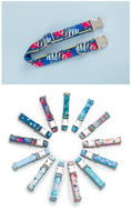 Load image into Gallery viewer, Various dog collars in different patterns arranged in a circular layout on white background
