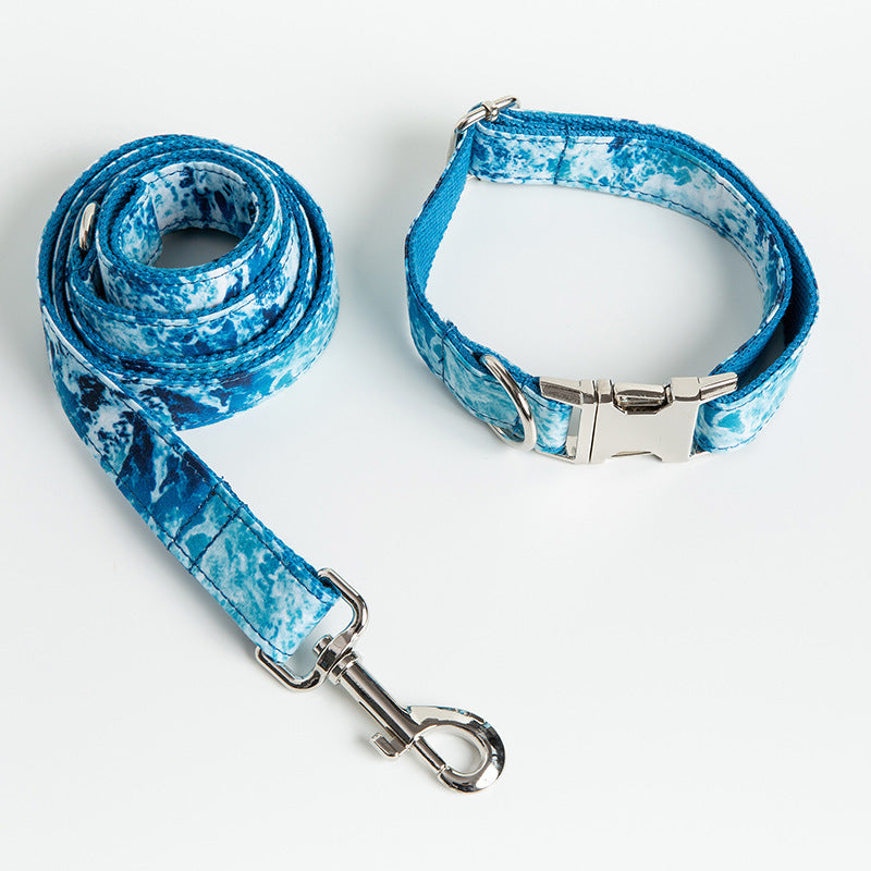 Dog Collar Traction Rope Set