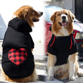 Load image into Gallery viewer, Autumn And Winter Small Medium And Large Dogs Love Plaid Dog Clothes
