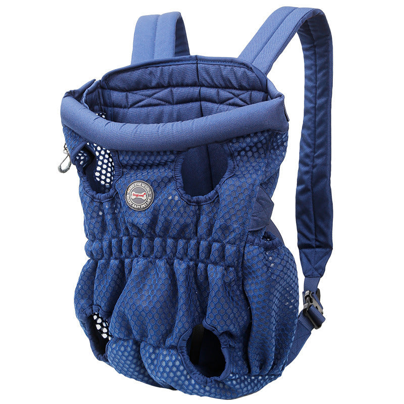 Mochila para transportar mascotas, para viajes al aire libre, de malla, transpirable, para el hombro