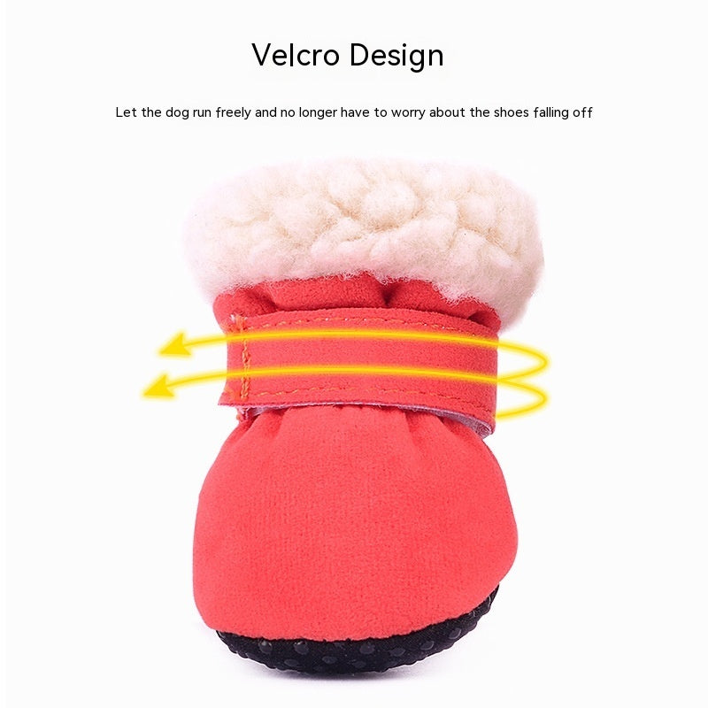 Stylish Waterproof Winter Dog Shoes