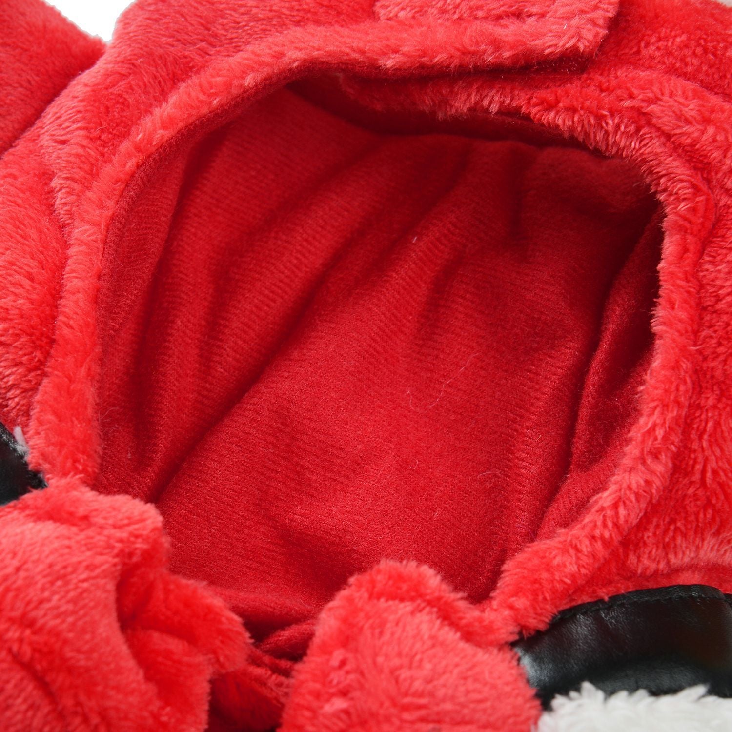 Santa Winter Christmas Double Flannel Outfit