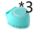 Load image into Gallery viewer, Silicone Dog Bath & Massage Glove with Shampoo Dispenser

