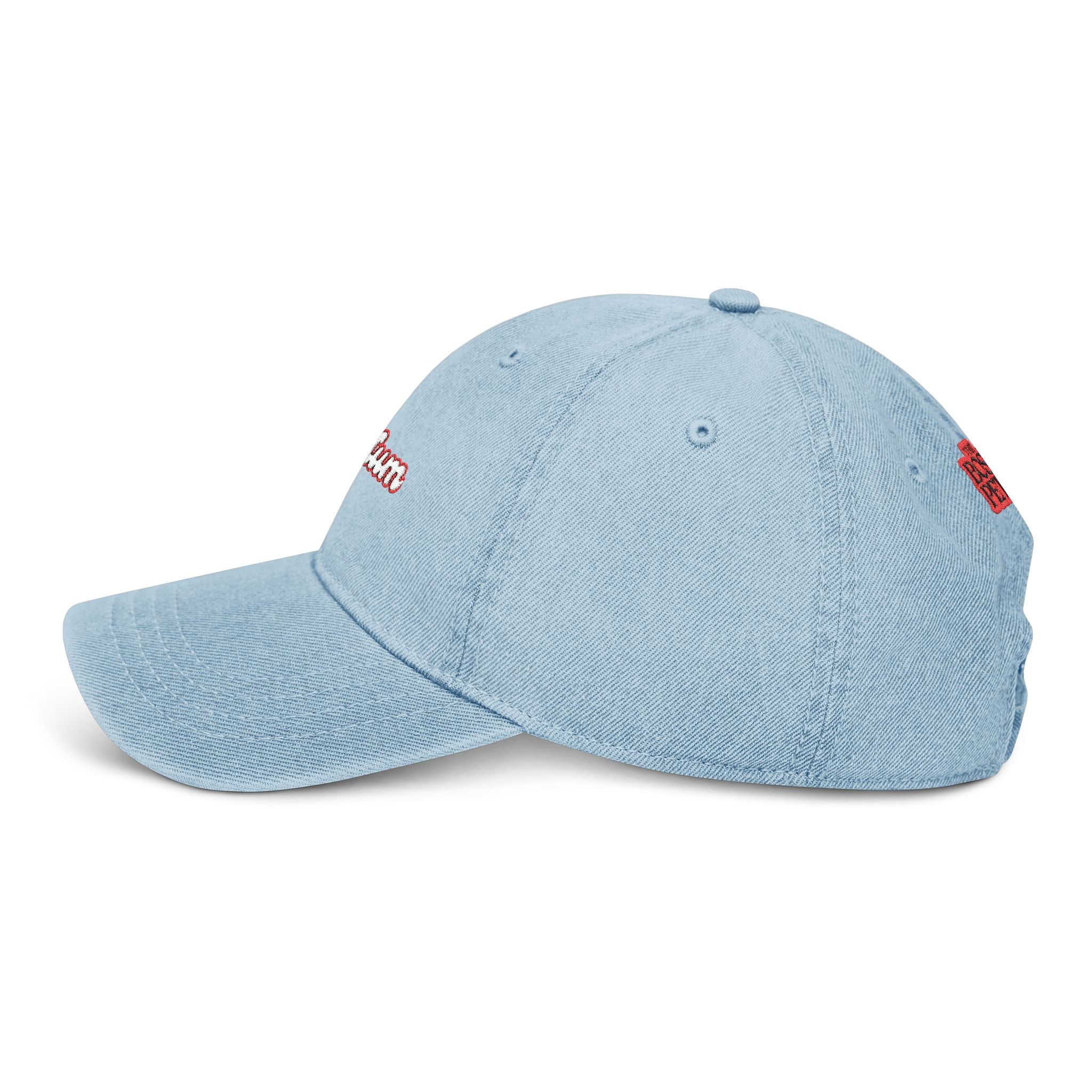 Embroidered Denim Hat - 'Dog Mum' Cap for Pet Lovers
