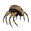 Load image into Gallery viewer, Item-only image of plush pet spider costume showing detailed legs and fur-like brown body on white background
