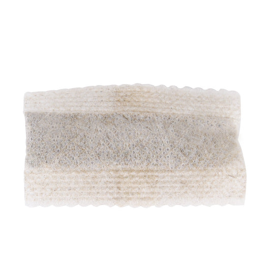 Close-up of a sealed pouch containing catnip powder for filling the fish-shaped silicone sticks