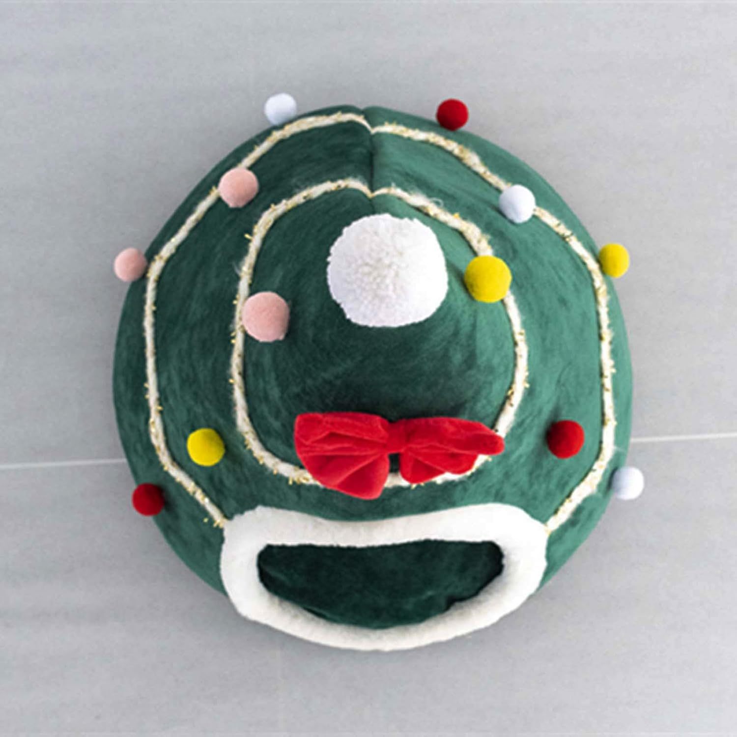 Pet Christmas Tree House Bed