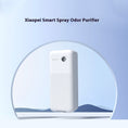 Load image into Gallery viewer, Xiaopei Smart Spray Odor Purifier unit isolated on a white and blue background

