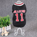 Load image into Gallery viewer, Black All-Star dog vest displayed on white decorative mannequin stand
