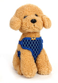 Charger l'image dans la visionneuse de la galerie, Dog Leash Breathable Mesh With Flash Diamond Nylon Pet Chest Back Leash
