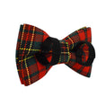 Load image into Gallery viewer, Christmas Pet Collar Plaid With Green Background Dog Rope Leash Suit

