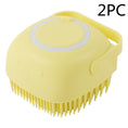 Load image into Gallery viewer, Silicone Dog Bath & Massage Glove with Shampoo Dispenser

