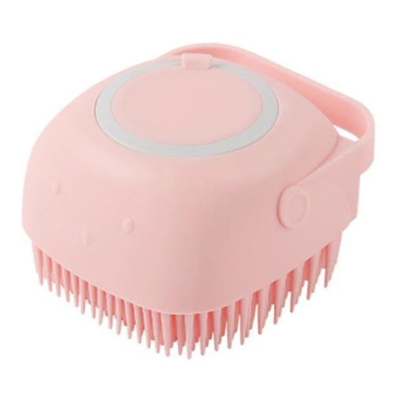Silicone Dog Bath & Massage Glove with Shampoo Dispenser