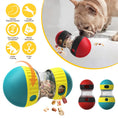 Load image into Gallery viewer, Dog sniffing red/black dog food dispensing toy on floor with icons illustrating benefits like slow feeding, mental stimulation, and healthy digestion
