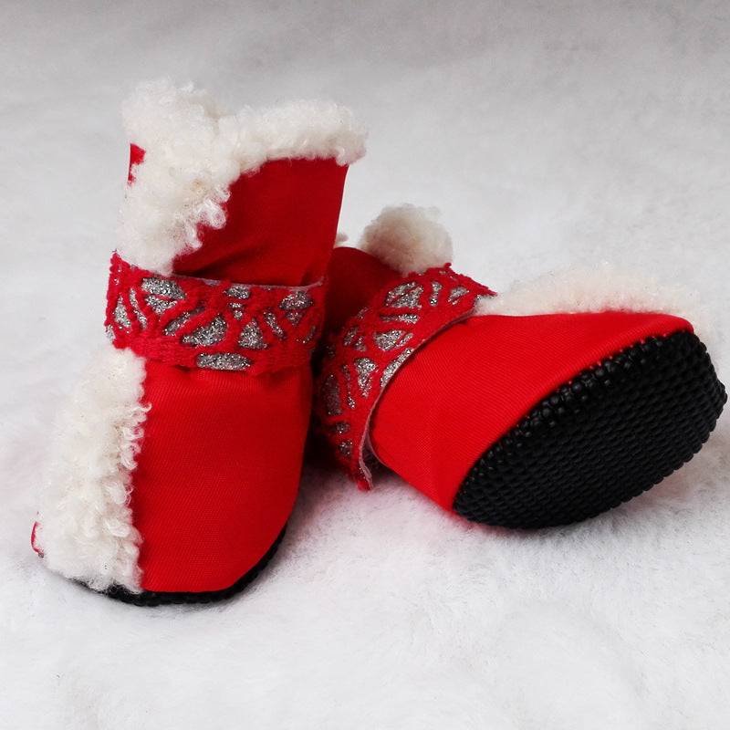 Waterproof Christmas Booties