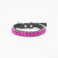 Load image into Gallery viewer, PU Rhinestone Pet Collar
