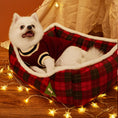 Load image into Gallery viewer, Animals Christmas Sofa Dog Beds Waterproof Bottom Soft Pure Cotton Warm Bed For Dog Xmas Soft Pet Bed CatRemovable Bed Winter
