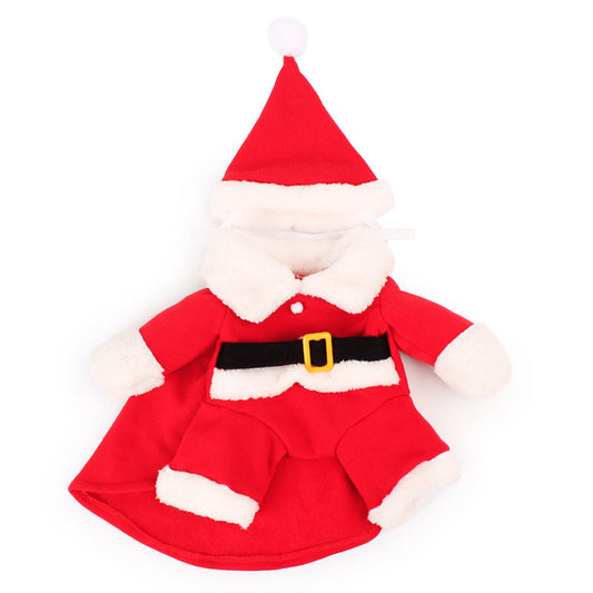 Costume de décoration de Noël pour animaux de compagnie Costume debout pour animaux de compagnie