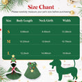 Load image into Gallery viewer, Pet Christmas Tree Cape With Velvet Stars
