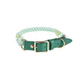 Load image into Gallery viewer, Cotton Rope Woven Leather Pet Leash Collar Set Medium Large Dog Walking
