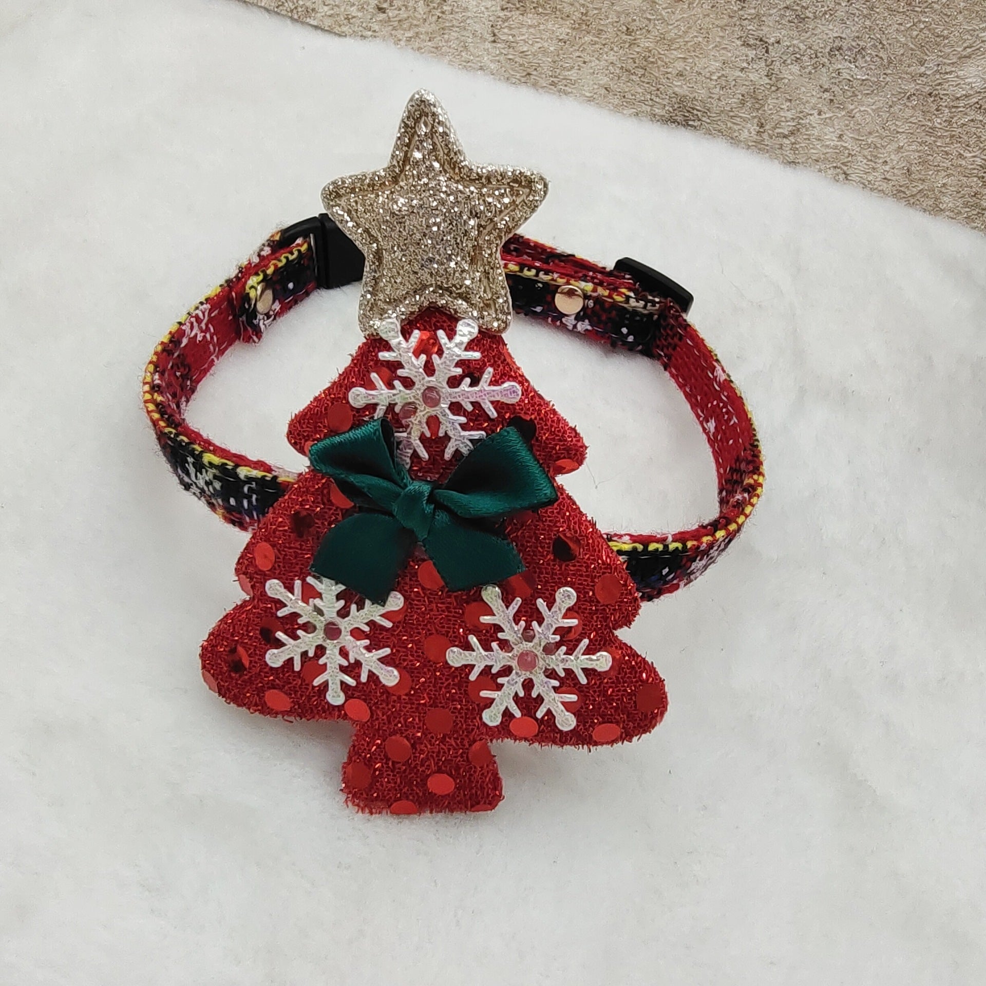 Christmas Snowflake Pet Collar