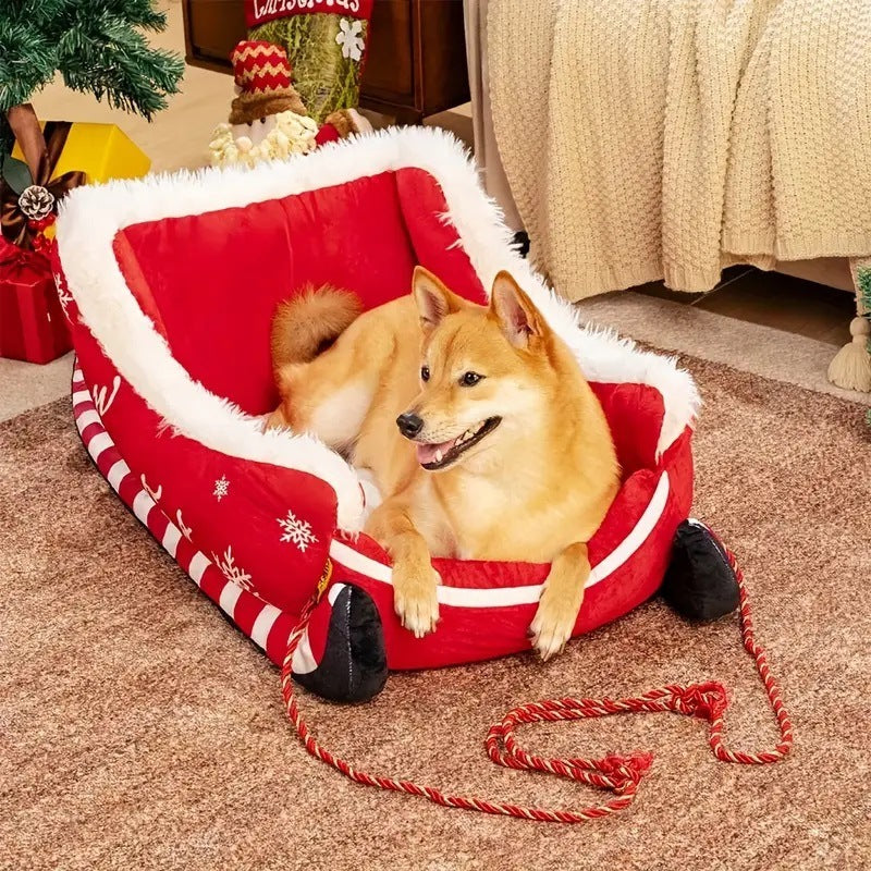 Christmas Sled Pet Bed