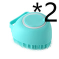 Load image into Gallery viewer, Silicone Dog Bath & Massage Glove with Shampoo Dispenser
