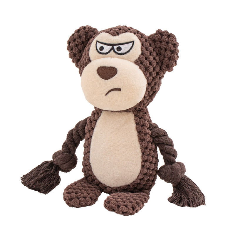 Plush Animal Rope Dog Toys