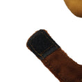 Charger l'image dans la visionneuse de la galerie, Close-up of Velcro adjustable strap on brown pet reindeer hat
