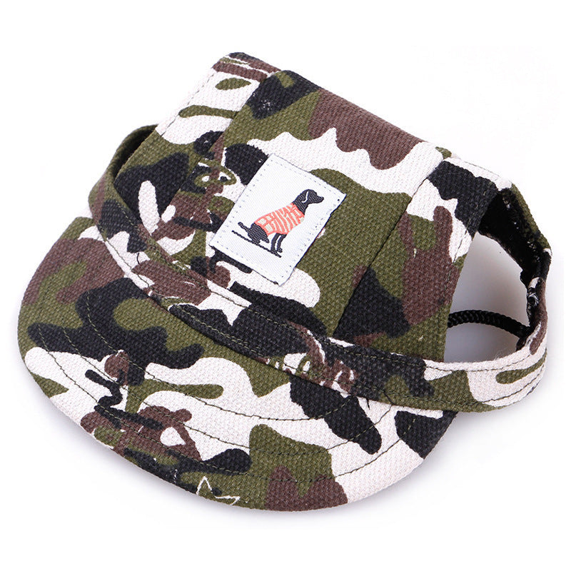 Sunshade Baseball Pet Teddy Corgi Hair Fighting Dog Small Large Dog Duck Tongue Hat
