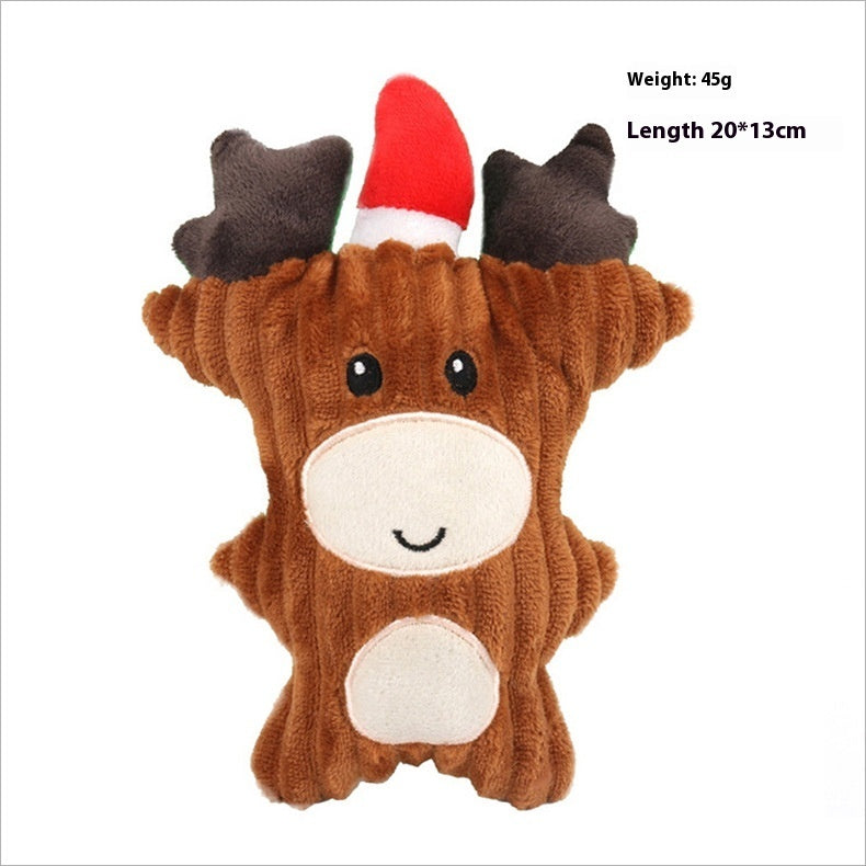 Pet Toy Christmas Suit Tear-resistant Plush