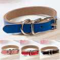 Charger l'image dans la visionneuse de la galerie, Leather dog collar dog chain

