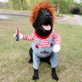 Load image into Gallery viewer, Halloween Pet Costume Pet Dog Funny Clothes Adjustable Dog Cosplay Costume Scary Costume Party Gatherings
