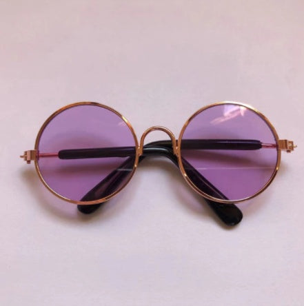 Round Frame Fashion Pet Sunglasses