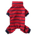 Load image into Gallery viewer, Striped High Collar Dog Pajamas
