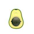 Load image into Gallery viewer, Avocado catnip toy with dark green catnip ball as single item isolated on white background
