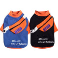 Load image into Gallery viewer, Pet Clothes Two-legged Sweater Detachable School Bag Small Dog Sweater
