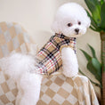 Cargar la imagen en la vista de la galería, Winter Pet Dog Clothes Heavy Cotton Pet Clothes Jacket Plaid Zipper Down Jacket Pets Supplies
