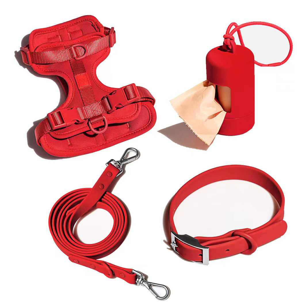 Waterproof Harness, Collar & Lead Set in Multiple Colours