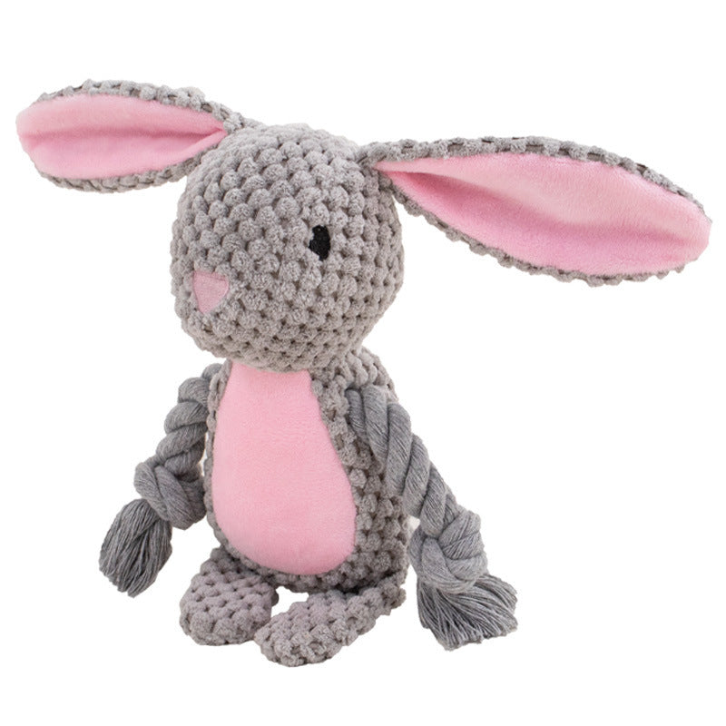 Plush Animal Rope Dog Toys