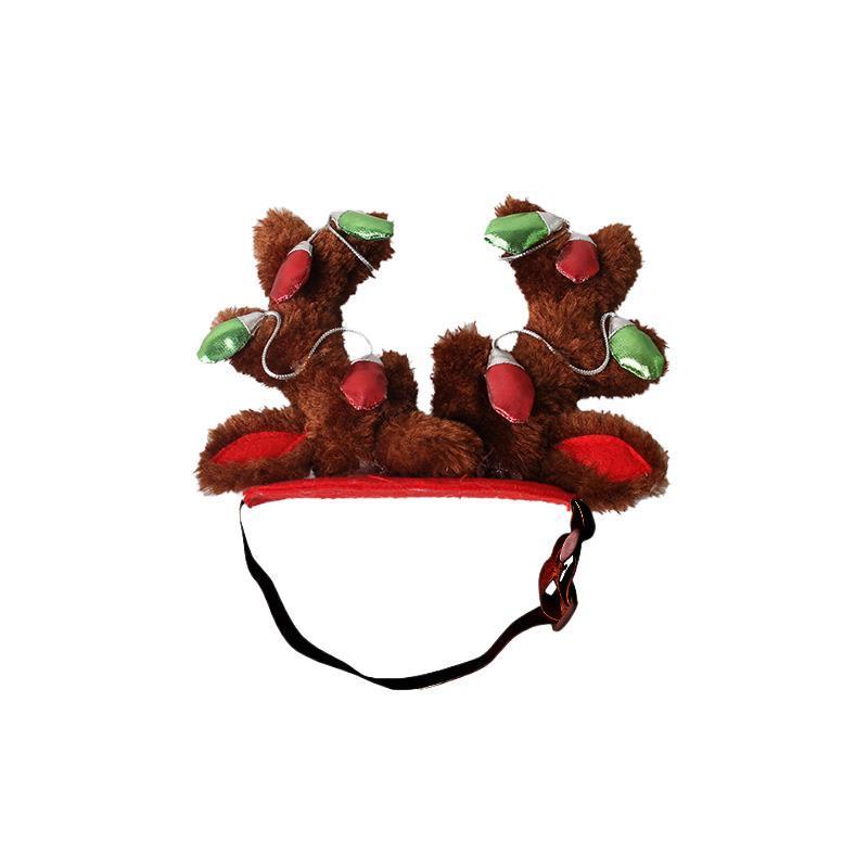 Pet Christmas Hat With Ornaments